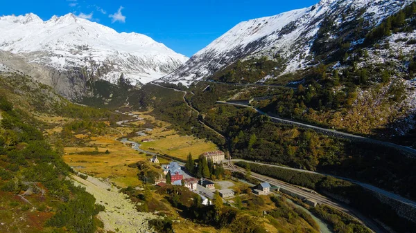 Καταπληκτικό Grimselpass στις Ελβετικές Άλπεις της Ελβετίας — Φωτογραφία Αρχείου