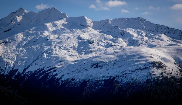 Les glaciers des Alpes suisses - montagnes enneigées en Suisse — Photo