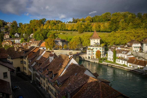 Historyczna dzielnica Berna - stolica Szwajcarii — Zdjęcie stockowe