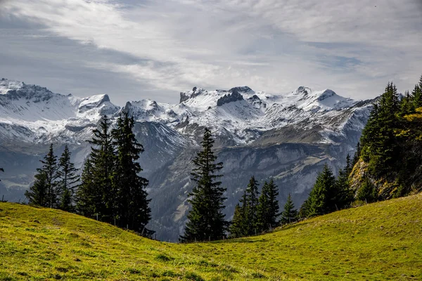 Το καταπληκτικό τοπίο των ελβετικών Άλπεων - όμορφη Ελβετία — Φωτογραφία Αρχείου