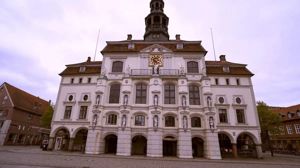 Ayuntamiento en la histórica ciudad de Luneburg Alemania — Foto de Stock