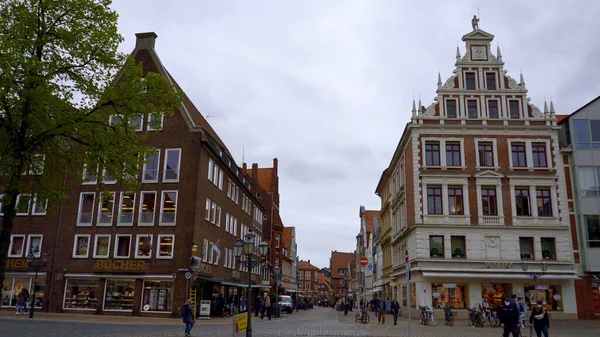 Historiska staden Luneburg Tyskland - LUENEBURG CITY, TYSKLAND - MAJ 11, 2021 — Stockfoto