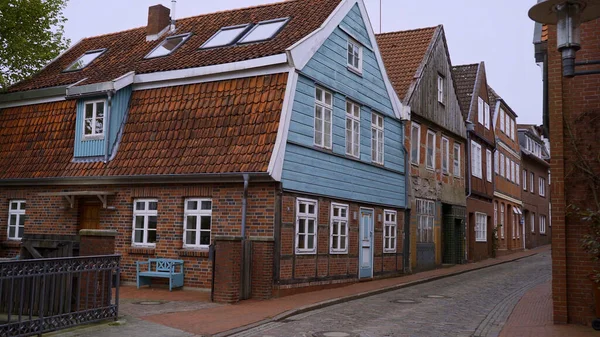 Чудові старі будинки в історичному районі Стад (Німеччина). — стокове фото