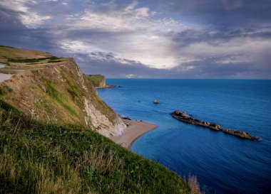 Cornwall İngiltere 'nin güzel kıyıları