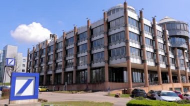 Lüksemburg 'un finans bölgesi - LUXEMBURG Şehri, LUXEMBURG - 30 Nisan 2021