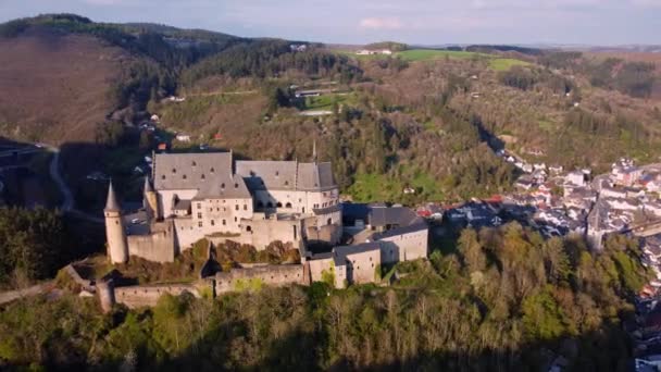 Ancien château Vianden au Luxembourg — Video