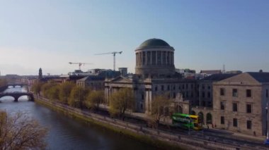 Dublin 'de dört mahkeme - hava manzaralı