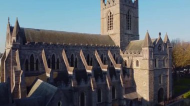 Dublin 'deki Mesih Kilisesi Katedrali - hava manzaralı