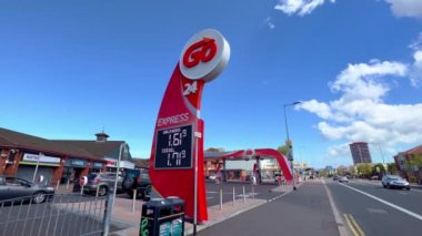 Go Gas station in the city of Belfast - BELFAST, UK - APRIL 25, 2022