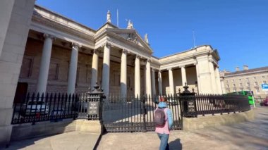 Dublin 'deki İrlanda Bankası - DUBLIN, İrlanda - 20 Nisan. 2022