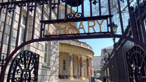 Biblioteca Nacional de Irlanda en Dublín — Vídeo de stock