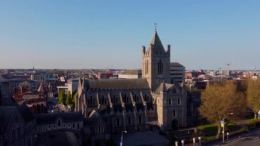 Dublin 'deki Mesih Kilisesi Katedrali - hava manzaralı