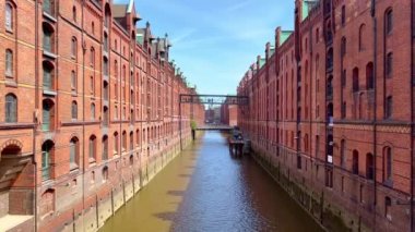 Famous Warehouse District in the city of Hamburg Germany