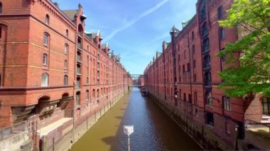 Hamburg Almanya 'sının ünlü Depo Bölgesi