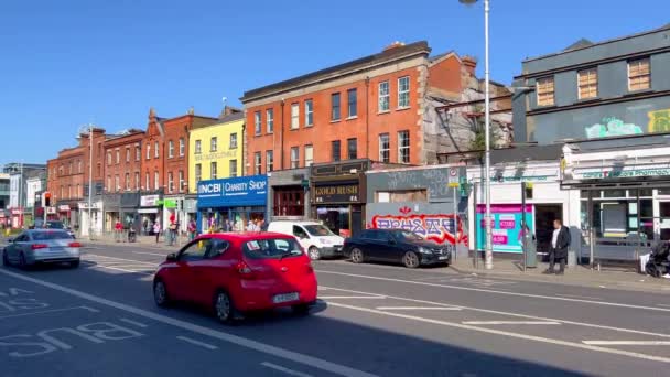 Camden Street Dublin Sunny Day City Dublin Ireland April 2022 — Video Stock