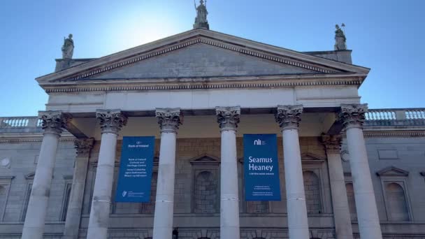 Bank Ireland Dublin City Dublin Ireland April 2022 — Video