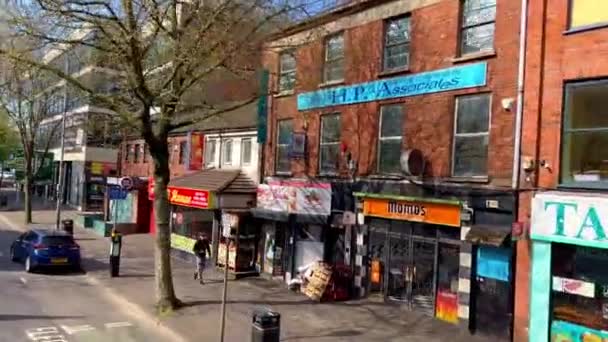 Belfast Sokaklarında Sürerken Belfast Rli Kingdom Nisan 2022 — Stok video