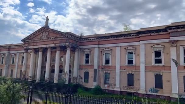 Crumlin Road Gerichtsgebäude Belfast Irland Reisefotos — Stockvideo