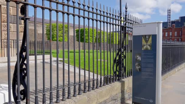 Crumlin Road Goal Antiga Prisão Belfast Belfast Reino Unido Abril — Vídeo de Stock