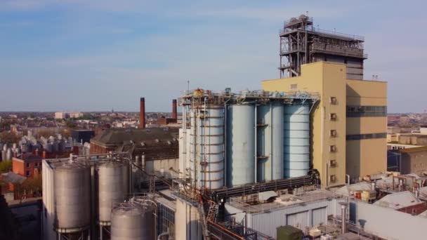 Guinness Brewery Storehouse Dublin James Gate Vista Aérea Cima Dublin — Vídeo de Stock