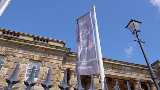 Crumlin Road Mål Det Tidigare Fängelset Belfast Belfast Förenade Kungariket — Stockvideo