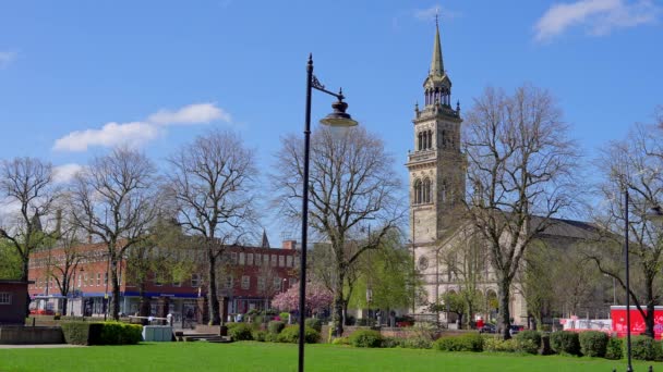 Elmwood Hall Belfasti Queens Egyetemen Belfast Egyesült Királyság 2022 Április — Stock videók