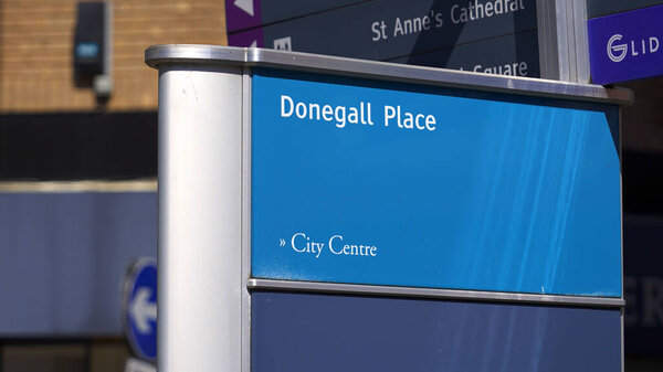 Donegall Place City Center Belfast Belfast United Kingdom April 2022 Stock Photo