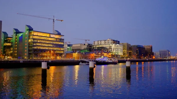 River Liffey in the city of Dublin - travel photograophy - Ireland travel photography