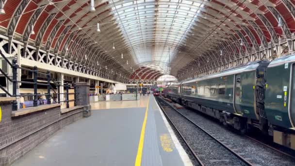 Station Paddington Londen London Verenigd Koninkrijk Juni 2022 — Stockvideo
