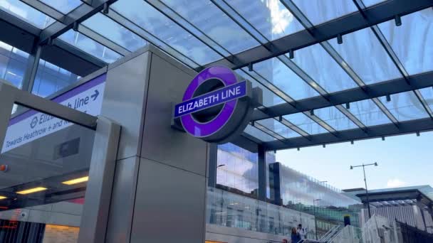 Londra Daki Modern Paddington Stasyonu London United Kingdom Haziran 2022 — Stok video