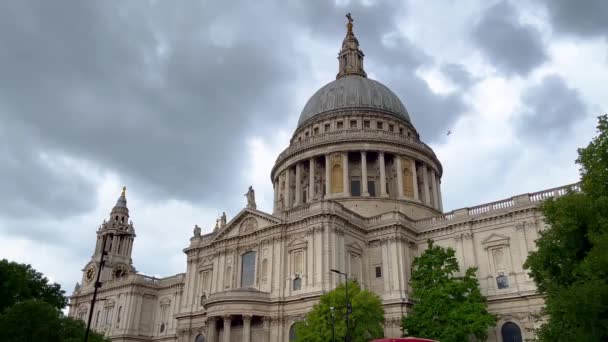 Catedral São Paulo Cidade Londres Londres Reino Unido Junho 2022 — Vídeo de Stock