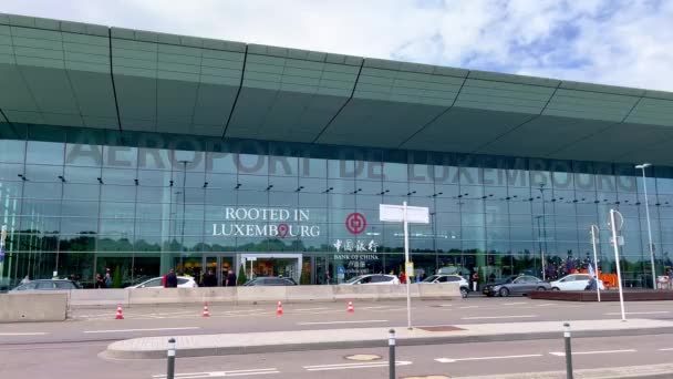 Terminalul Principal Aeroportului Luxemburg London Regatul Unit Iunie 2022 — Videoclip de stoc