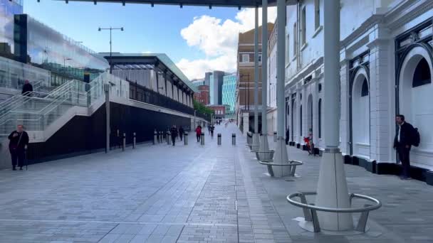 Modern Paddington Station London London Förenade Kungariket Juni 2022 — Stockvideo