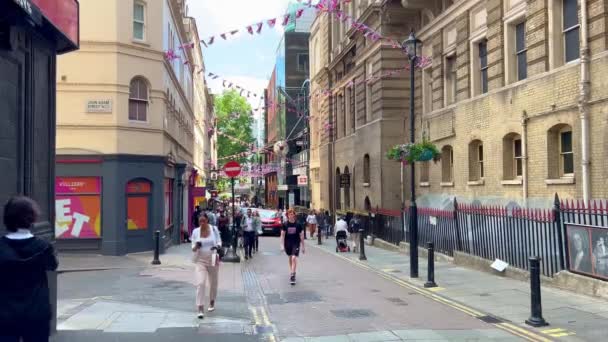 Villiers Street Londres Londres Royaume Uni Juin 2022 — Video