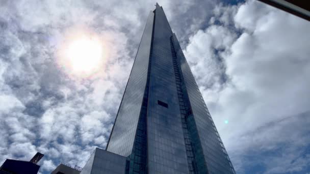 Famous Shard Tower London Londres Reino Unido Junio 2022 — Vídeo de stock