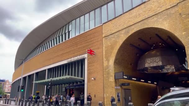 Estação Ferroviária London Bridge Londres Reino Unido Junho 2022 — Vídeo de Stock