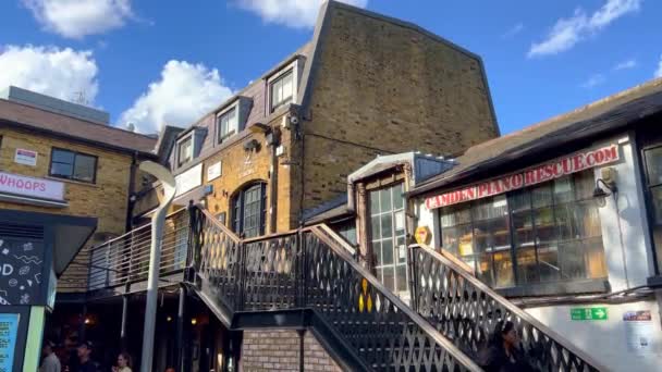 Camden Market Londra Londra Londra Rli Kingdom Haziran 2022 — Stok video