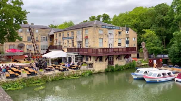 Chefe River Pub Oxford Oxford Reino Unido Junho 2022 — Vídeo de Stock