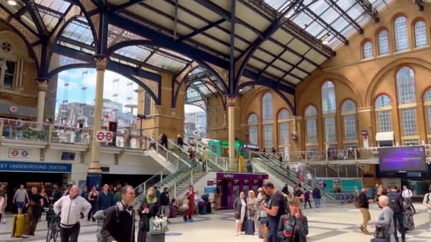 Liverpool Street Station Londra Londra Regno Unito Giugno 2022 — Video Stock