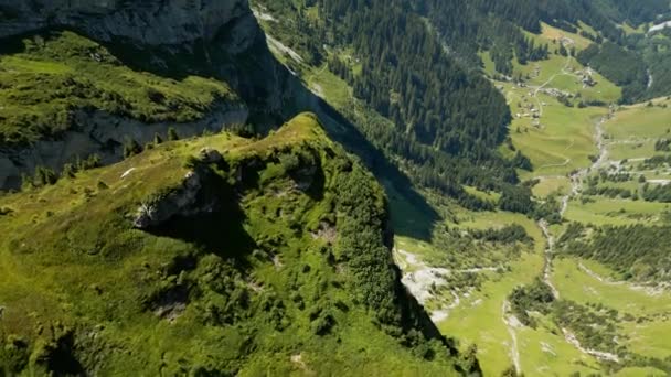 Гірська Дорога Через Клаузен Швейцарія — стокове відео
