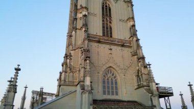 İsviçre 'nin başkenti Bern Minster Katedrali