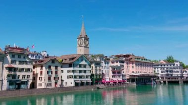 İsviçre 'nin Zürih şehrindeki Limmat Nehri