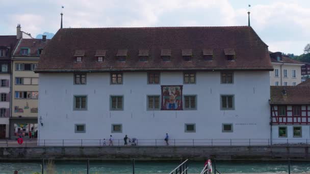 Historical Museum Lucerne Switzerland — Video Stock