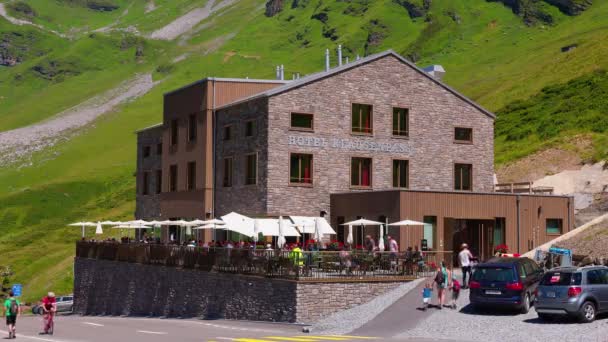 Famous Hotel Klausenpass Switzerland Klausenpass Switzerland July 2022 — 图库视频影像
