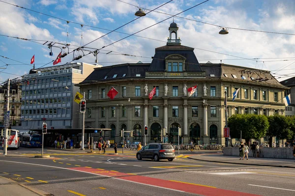 Old Post Office City Lucerne Lucerne Switzerland Europe July 2022 — 图库照片