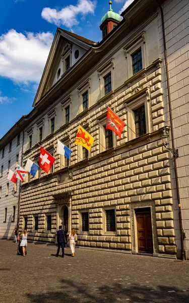 Government Building Canton Lucerne Lucerne Switzerland Europe July 2022 — стоковое фото