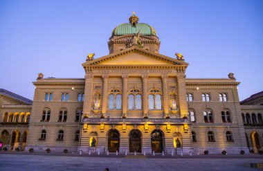 Parliament building of SWITZERLAND EUROPE in the city of Bern - BERN, SWITZERLAND EUROPE - JULY 14, 2022