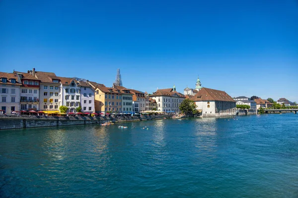 River Aare City Soloturn Switzerland Travel Photography — Photo