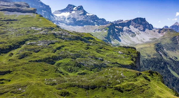 Klausen Pass Mountain Road Switzerland View — Φωτογραφία Αρχείου