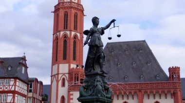 Tarih Bölgesi - Frankfurt 'un eski kenti - FRANKFURT MAIN, Almanya - 12 Temmuz 2022